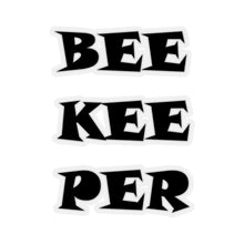 "BEE KEE PER" STICKER