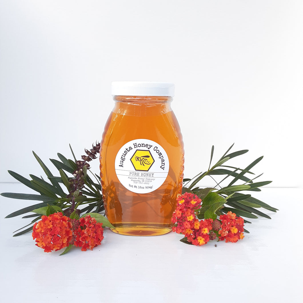 Queenline Glass Honey Jar (1 Pound)